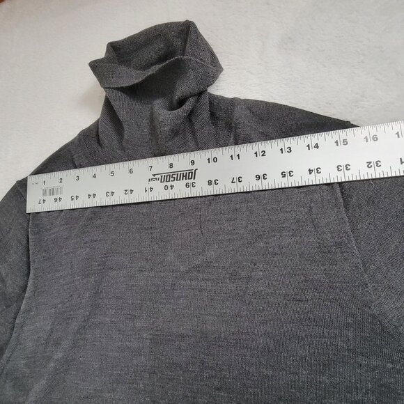 J. Crew Mercantile Gray Womens Turtleneck Sweater Size 3X Wool Blend Pullover - Picture 5 of 7